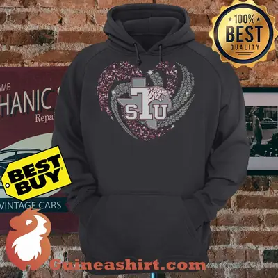 TSU Texas Southern University Logo Tiger Heart hoodie