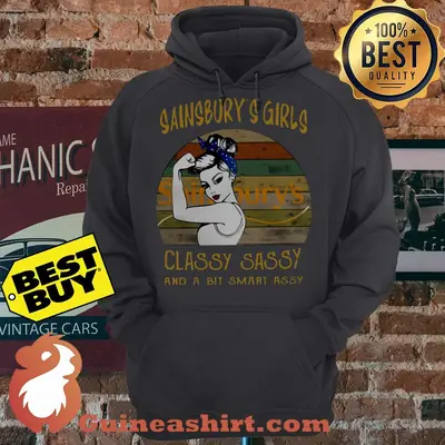 Sainsbury's Girls Classy Sassy And A Bit Smart Assy Vintage hoodie
