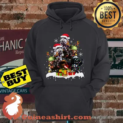 Star Wars Characters Christmas Tree hoodie