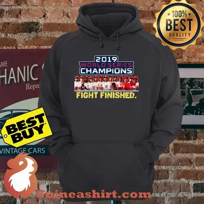 Washington DC World Series Champions Fight Finished 2019 hoodie
