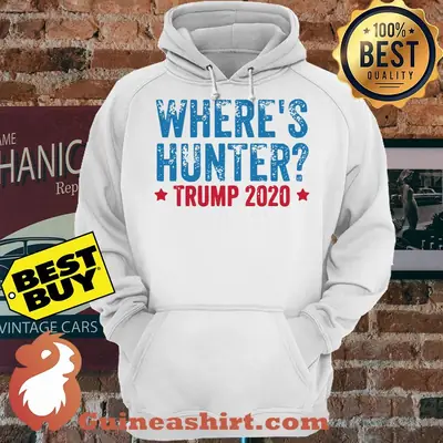 Where's Hunter Trump 2020 Star hoodie