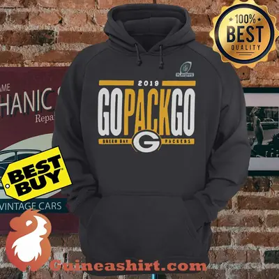 2019 Go Pack Go Green Bay Packers Logo hoodie sweater