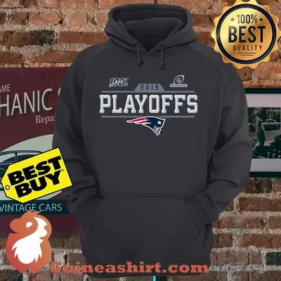 2019 NFL Playoffs New England Patriots Logo hoodie sweater