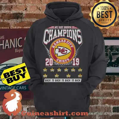 AFC West Division Champions Kansas City Chiefs 2019 Back To Back hoodie sweater