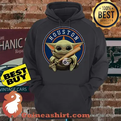 Baby Yoda Houston Astros Baseball Logo hoodie sweater