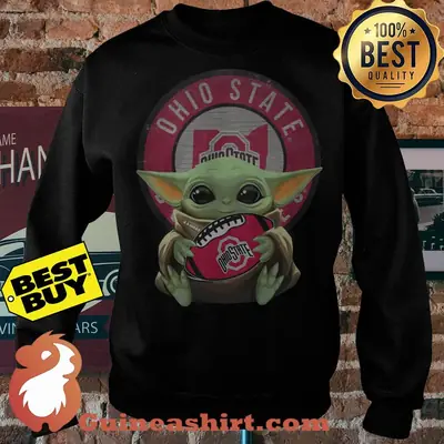 Baby Yoda Ohio State Ball Logo sweatshirt sweater