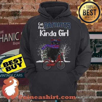 Cat And Patriots Kinda Girl Christmas hoodie