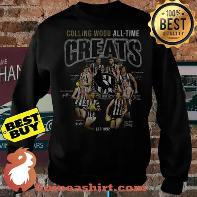 Colling Woo All-time Greats 1892 Signatures sweatshirt sweater