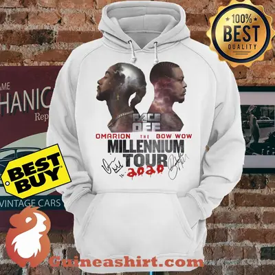 Face Dee Omarion Bow Wow The Millennium Tour Signature hoodie