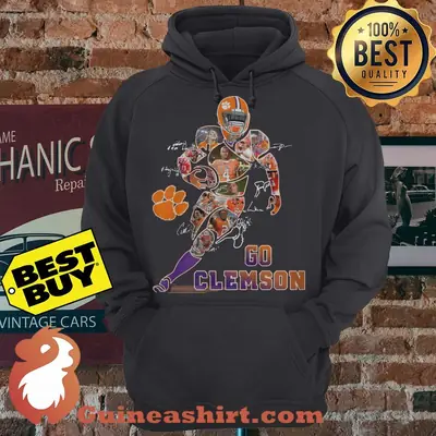 Footprint Go Clemson Tigers College Football Signature hoodie