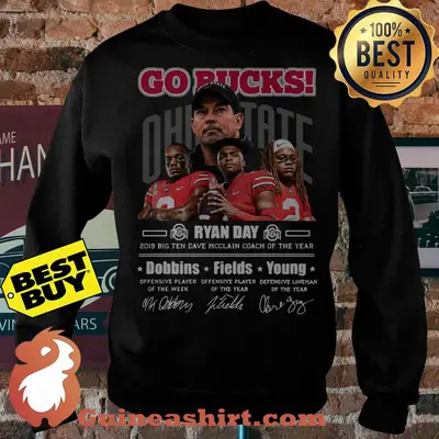 Go Pucks Ryan Day 2019 Dobbins Fields Young Signatures sweatshirt sweater