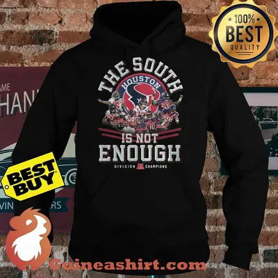 Houston Texas the South is not enough Division Champions signature shirt sweater