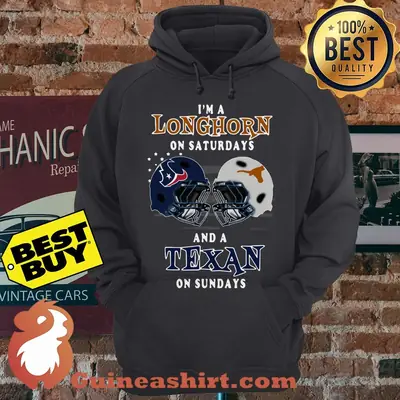 I’m a Longhorn on Saturdays and a Texan on Sundays hoodie sweater