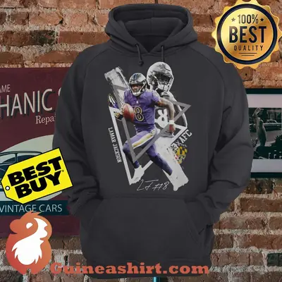 Lamar Jackson 8 AFC Signature hoodie