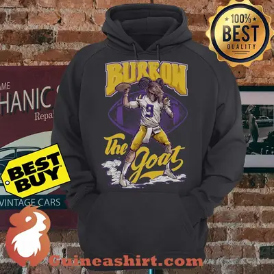 LSU Tigers Joe Burrow The Goat hoodie sweater