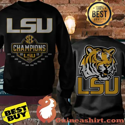 LSU Tigers Sec Champions 2019 sweatshirt sweater