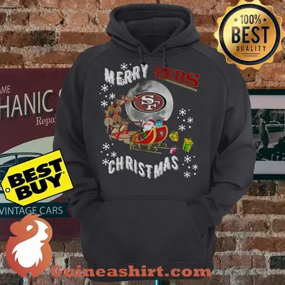 Merry Christmas San Francisco 49ers Logo hoodie sweater
