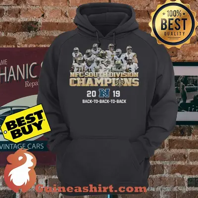 NFC South Division Champions 2019 New Orleans Saints Logo hoodie