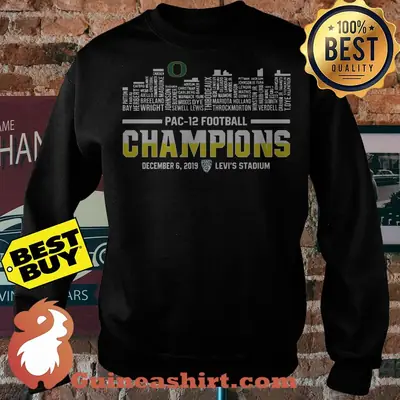 Oregon Ducks Logo Pac-12 Football Champions sweatshirt sweater