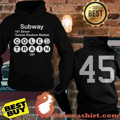 Subway 161 Street Yankee Stadium Station Cole 45 Train Esny hoodie sweater