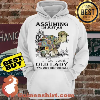 Turtle Assuming I'm An Old Lady Was Your First Mistake hoodie