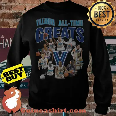 Villanova Wildcats All-time Greats Baseball Logo shirt sweatsweater