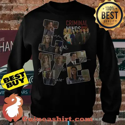 Criminal minds love character signature sweater