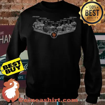 New York Mets Baseball Players Signatures Logo sweatshirt