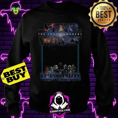 Star wars the force awakens 43rd anniversary 1977-2020 sweater
