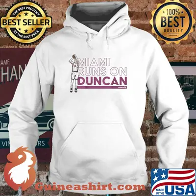 Miami runs on duncan Robinson shirt