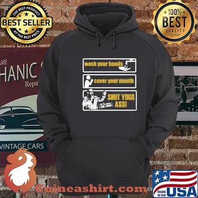 OFFICIAL CHRIS JERICHO WASH YOUR HANDS COVER YOUR MOUTH SHUT YOUR ASS SHIRT
