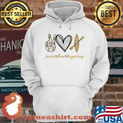 Official peace love Kayaking shirt