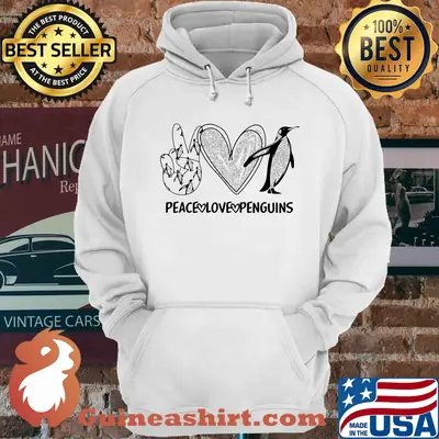 Official peace love Penguins shirt
