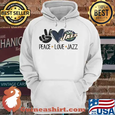 Peace love utah jazz mountain shirt