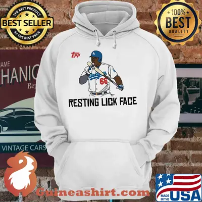Tipp Los Angeles Dodgers 66 resting lick face shirt