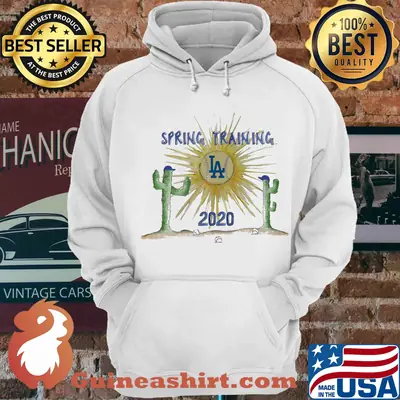 Toddler Los Angeles Dodgers Tiny Turnip White 2020 Spring Training shirt
