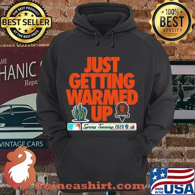 Youth San Francisco Giants Nike Black 2020 Spring Training Just Getting Warmed Up shirt
