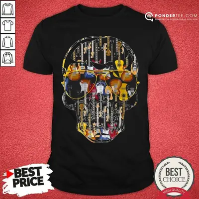 Cute Skull Guitars Shirt