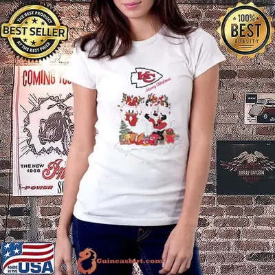 Daisy And Minnie Merry Christmas Kansas City Chiefs Shirt