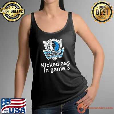 Dallas Mavericks Kicked as in game 3 shirt