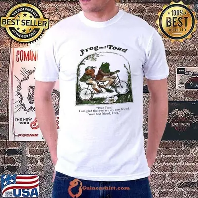 Frog and Toad dear Toad I am glad that you are my best friend shirt