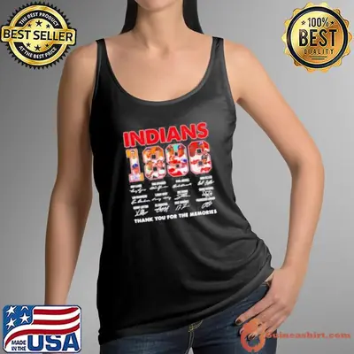 Indians 1896 thank you for the memories shirt