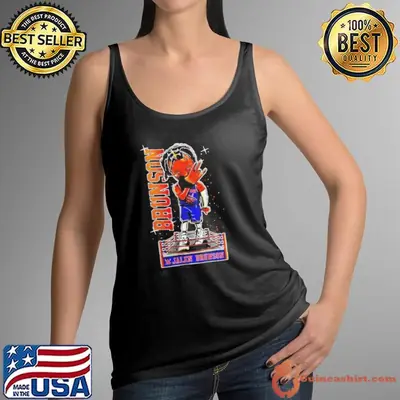 Jalen Brunson WWE cartoon shirt