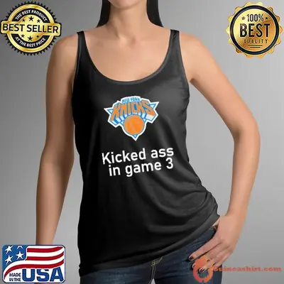 New York Knicks Kicked as in game 3 shirt