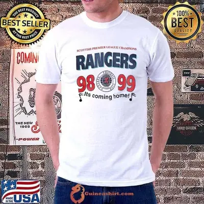 Rangers Football Club Scottish Premier League Champions shirt