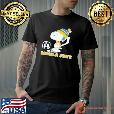 Snoopy Bemidji State NHL Ice Hockey shirt