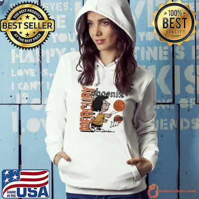 Snoopy Peanuts Marcie x Phoenix Mercury basketball shirt