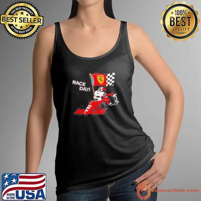 Top Ferrari Snoopy F1 Race Day Shirt