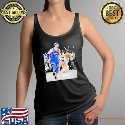 Alex Caruso Oklahoma City Thunder with Nikola Jokic Denver Nuggets meme shirt