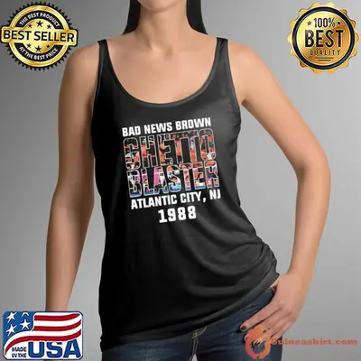 Bad News Brown Chetic Blaster Atlantic City NJ 1988 shirt